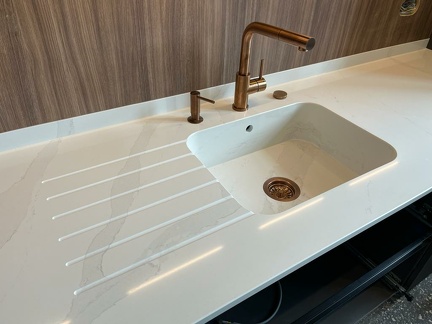 Cuve Silestone Integrity Egouttoir Rainure